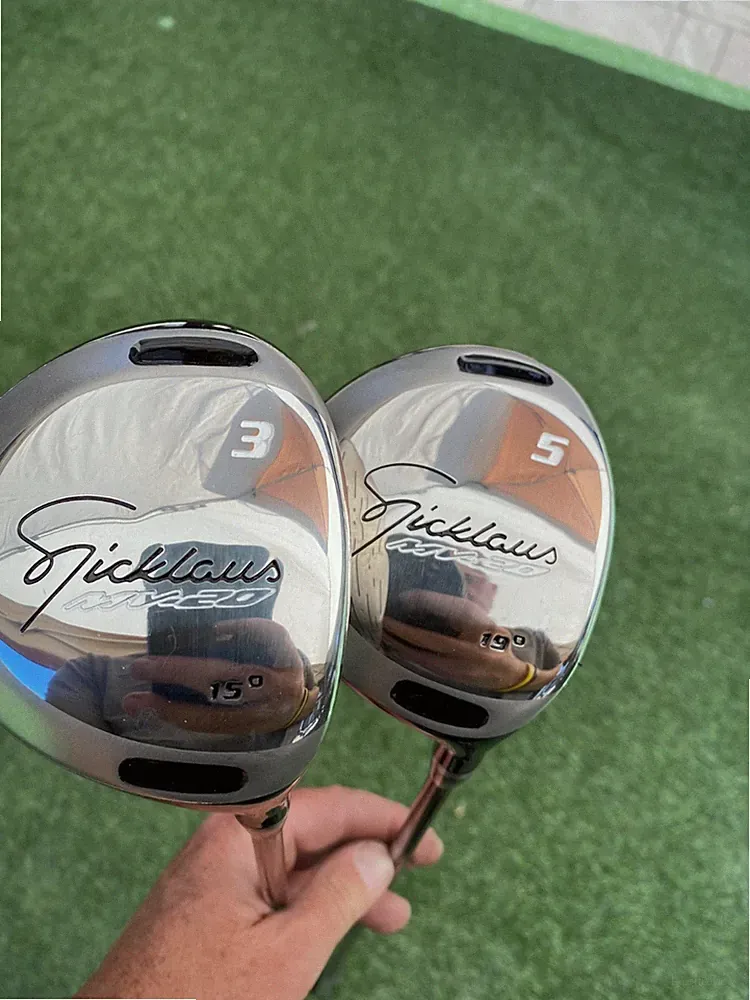 Set of 2 Nicklaus MV-20 Fairway woods 3w 15*, 5w 19* with Graphite shaft (new)