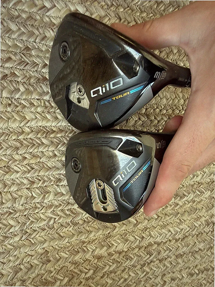SET OF 2, TaylorMade Qi10 Tour 3 Wood & 5 Wood Extra Stiff