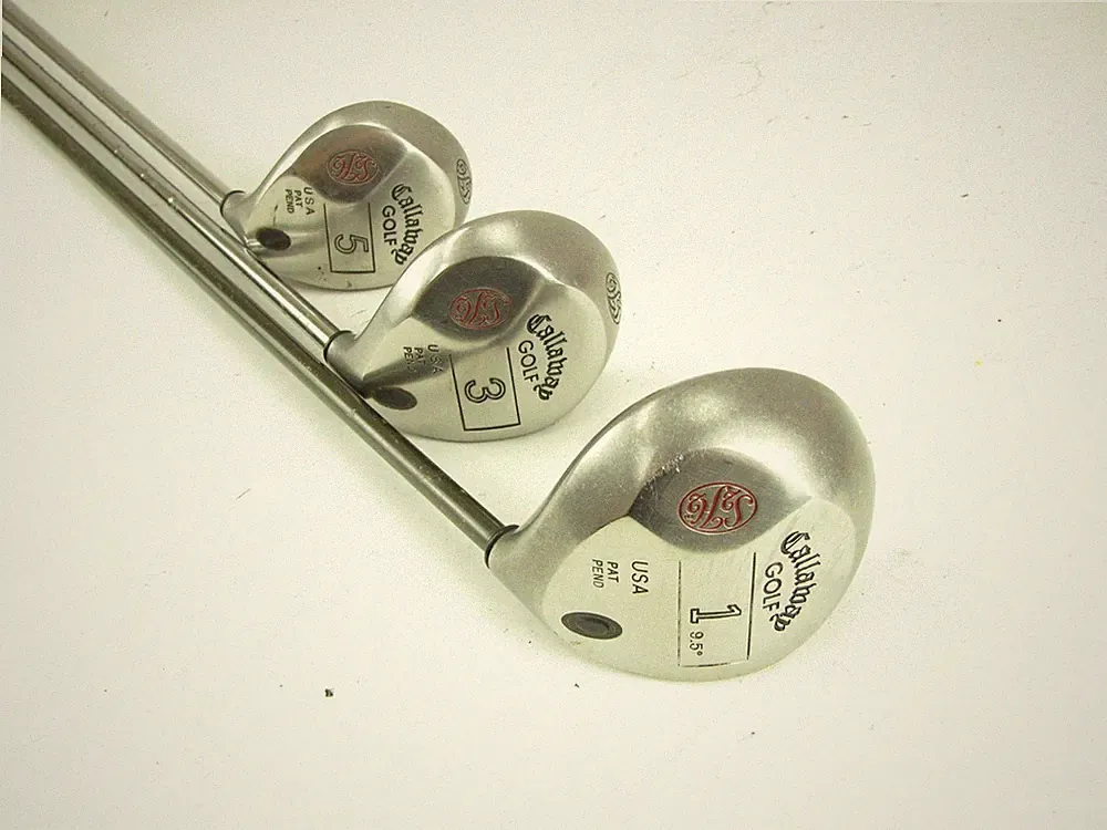 Set of 3 Callaway S2H2 Woods #1, #3, #5 Uniflex