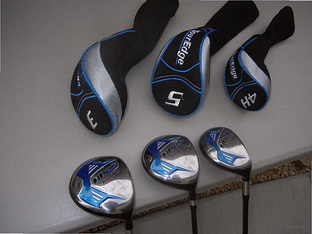 Set of 3 Golf Clubs : TOUR EDGE HP25 Fairway Woods 3 5, Hybrid 4, RH, NEW-OTHER