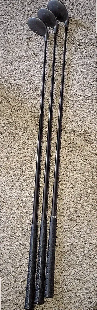 Set of 3 Power Tour Fairway Woods Golf Clubs #1 #3 #5 Graphite Low Torque
