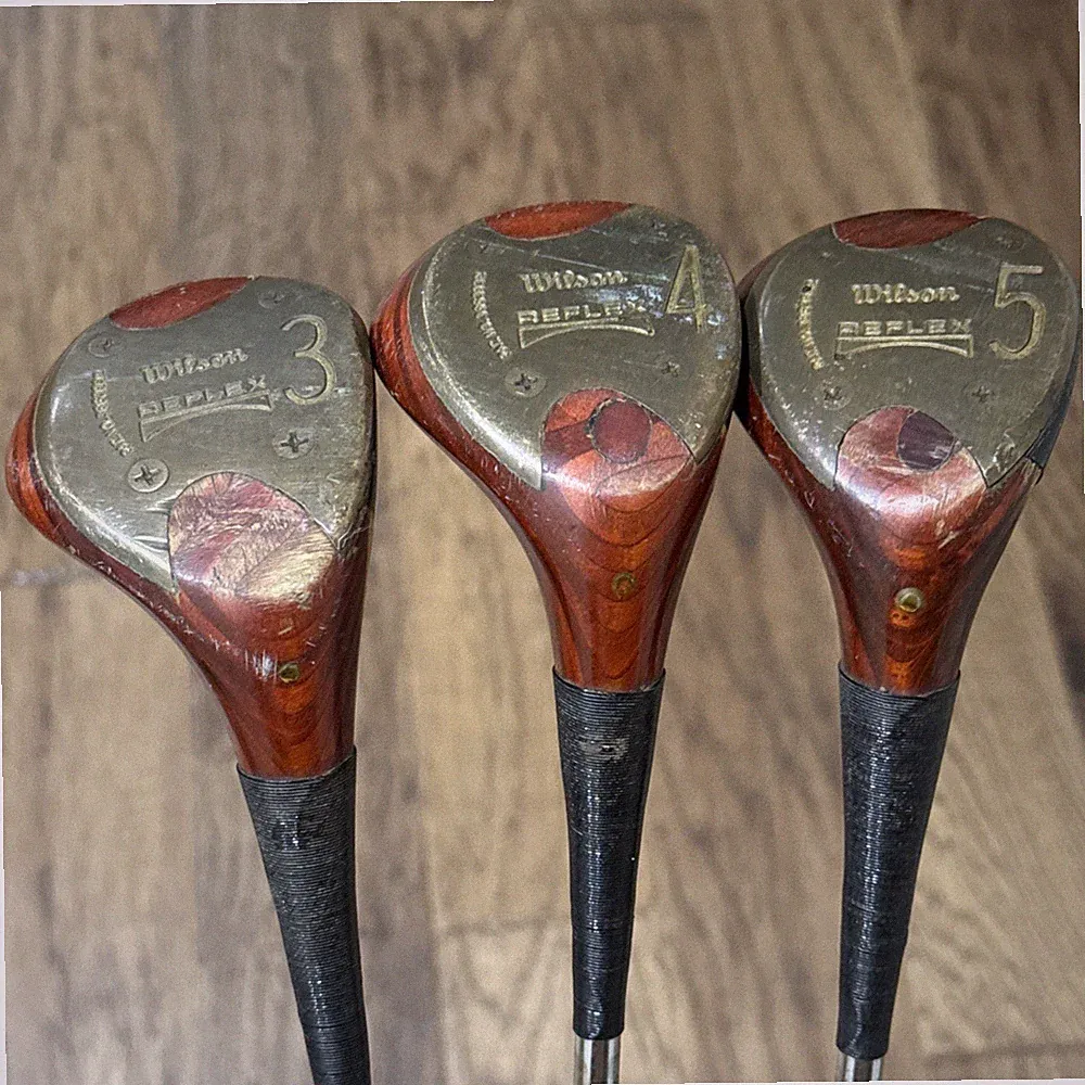 Set of 3 Wilson Reflex Fairway Woods 3,4,5 Regular Flex Steel Shaft FREE SHIP