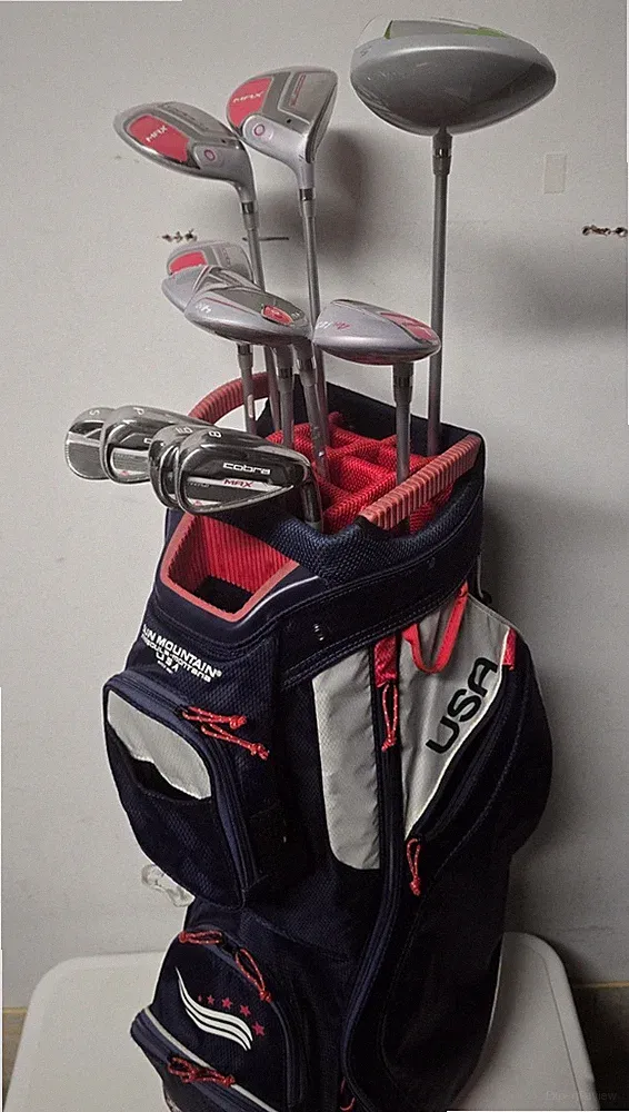 Set of women's cobra clubs, Irons S-8, 4 hybrids, 2 woods, and driver