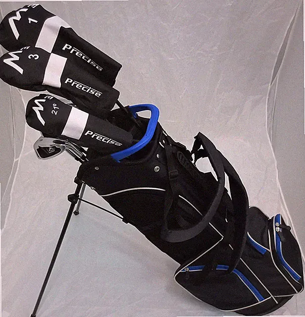 SHORT Mens Custom Fit Golf Set Clubs Driver Wood Hybrid Irons Putter Stand Bag