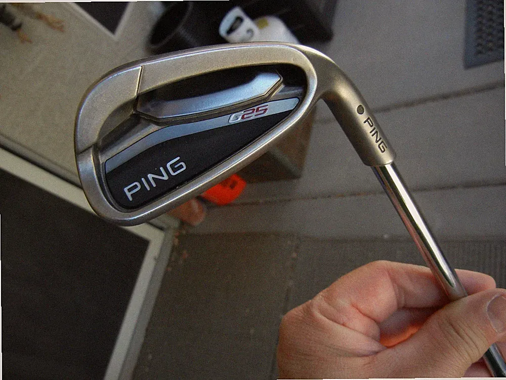 Single Golf Club : PING G25 8 Iron, Black Dot, RH, stiff flex, PRISTINE!
