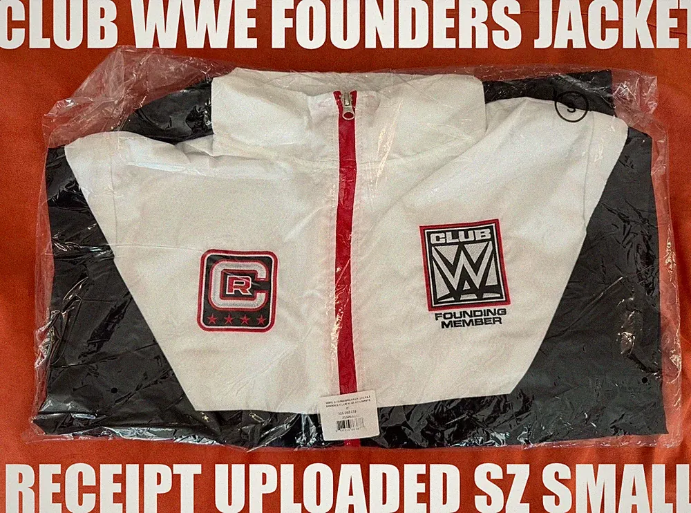 SIZE SMALL CLUB WWE CODY RHODES FOUNDERS WINDBREAKER ZIP JACKET 2026 SUMMERSLAM