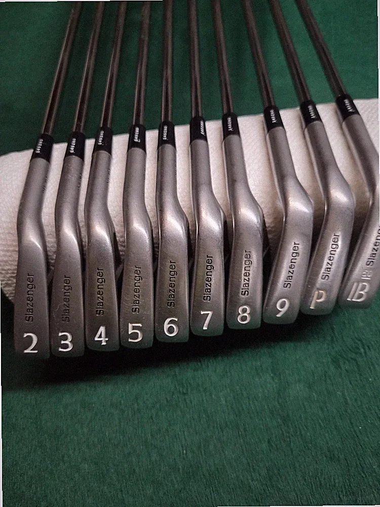 Slazenger Crown Iron Set 2-PW + IB Wedge RH Stiff Flex Steel Shaft Precision RH