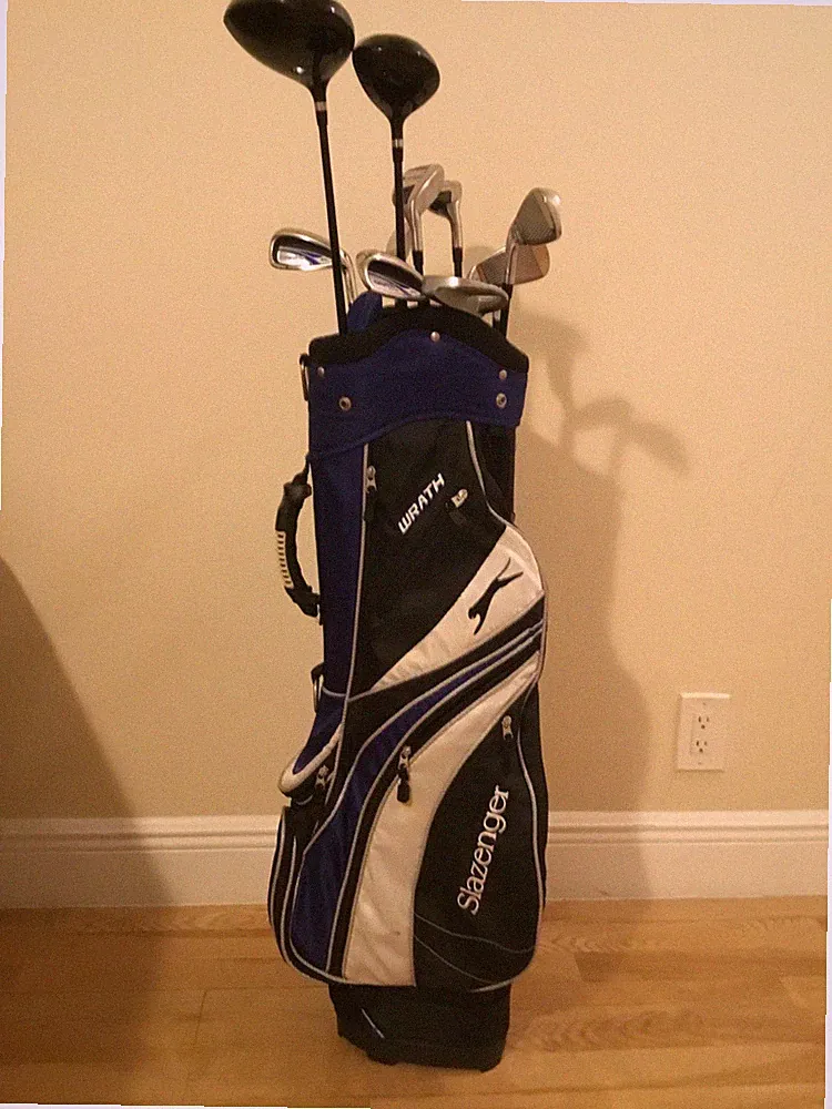 Slazenger Wrath Full Set D, 3W, 3H, 4H, 5-PW, Putter Uniflex Graphite & Bag