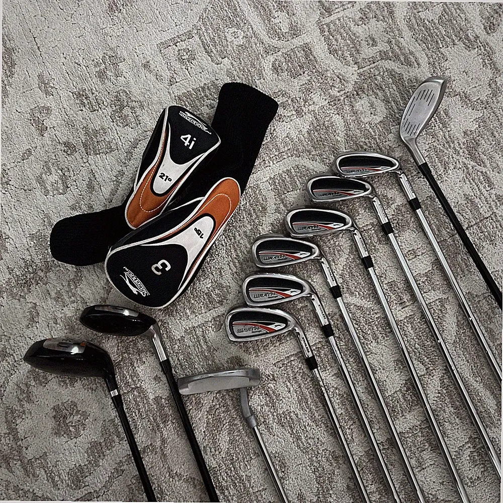 Slazenger Wrath Golf Club Set 5-PW, Putter, 3i 4i Hybrids, 3 Wood Uni-Flex RH