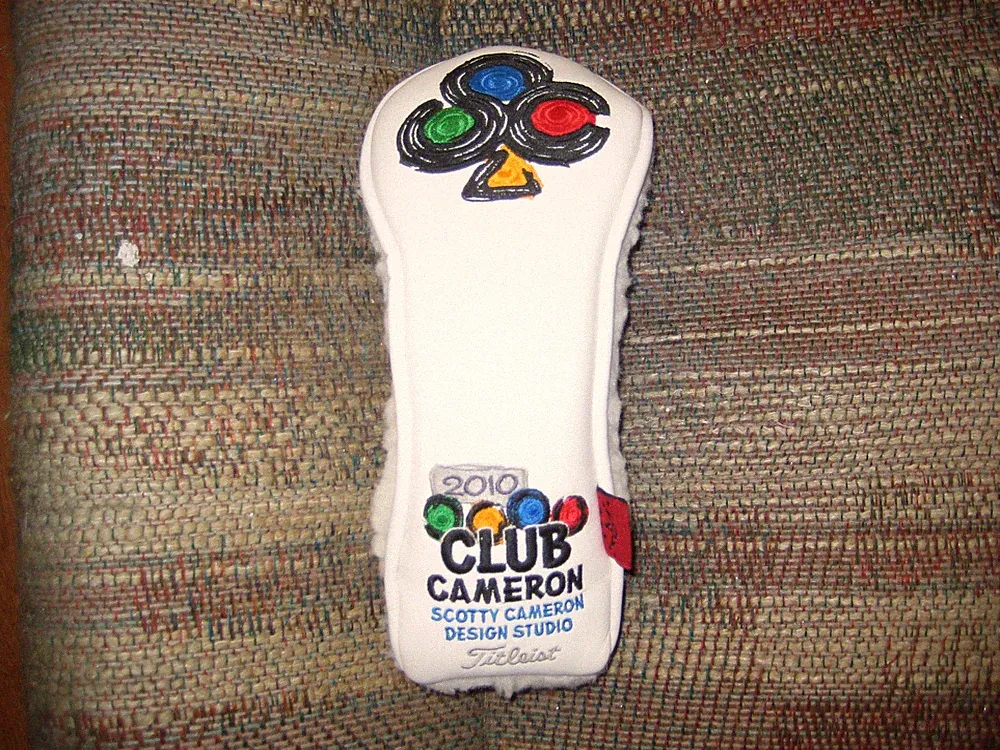 slightly Used Titleist Scotty Cameron 2010 Club Cameron Hybrid Headcover