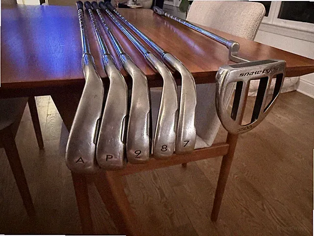 Snake Eyes 3500 Iron Set 7-9 P A + Putter RH Steel Shaft Gray