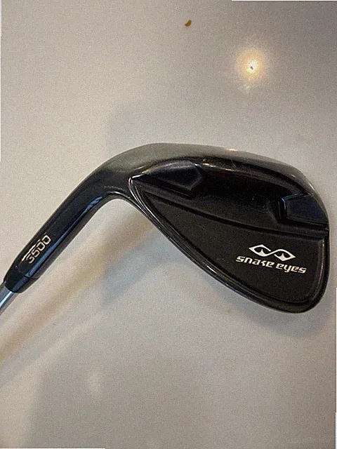 Snake Eyes 3500 SL 56*Deg Sand Wedge 35.5" LEFT-HANDED ~ Wedge Flex Steel Shaft