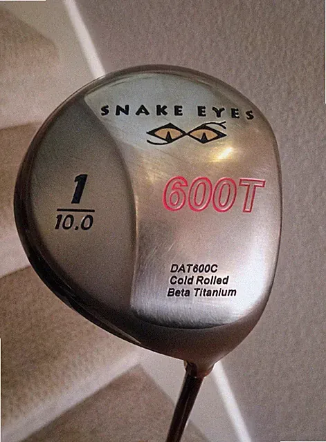 SNAKE EYES 600T 10.0 Golf Club Driver Stiff Shaft