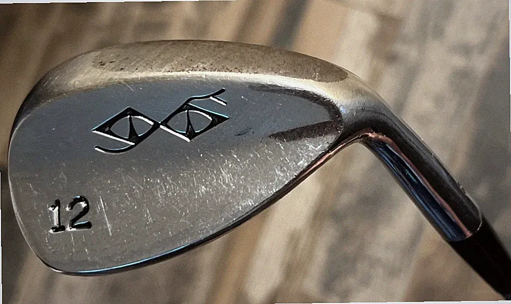 Snake Eyes Chrome Wedge #12 60 Degrees Steel Shaft Golf Pride Grip RH