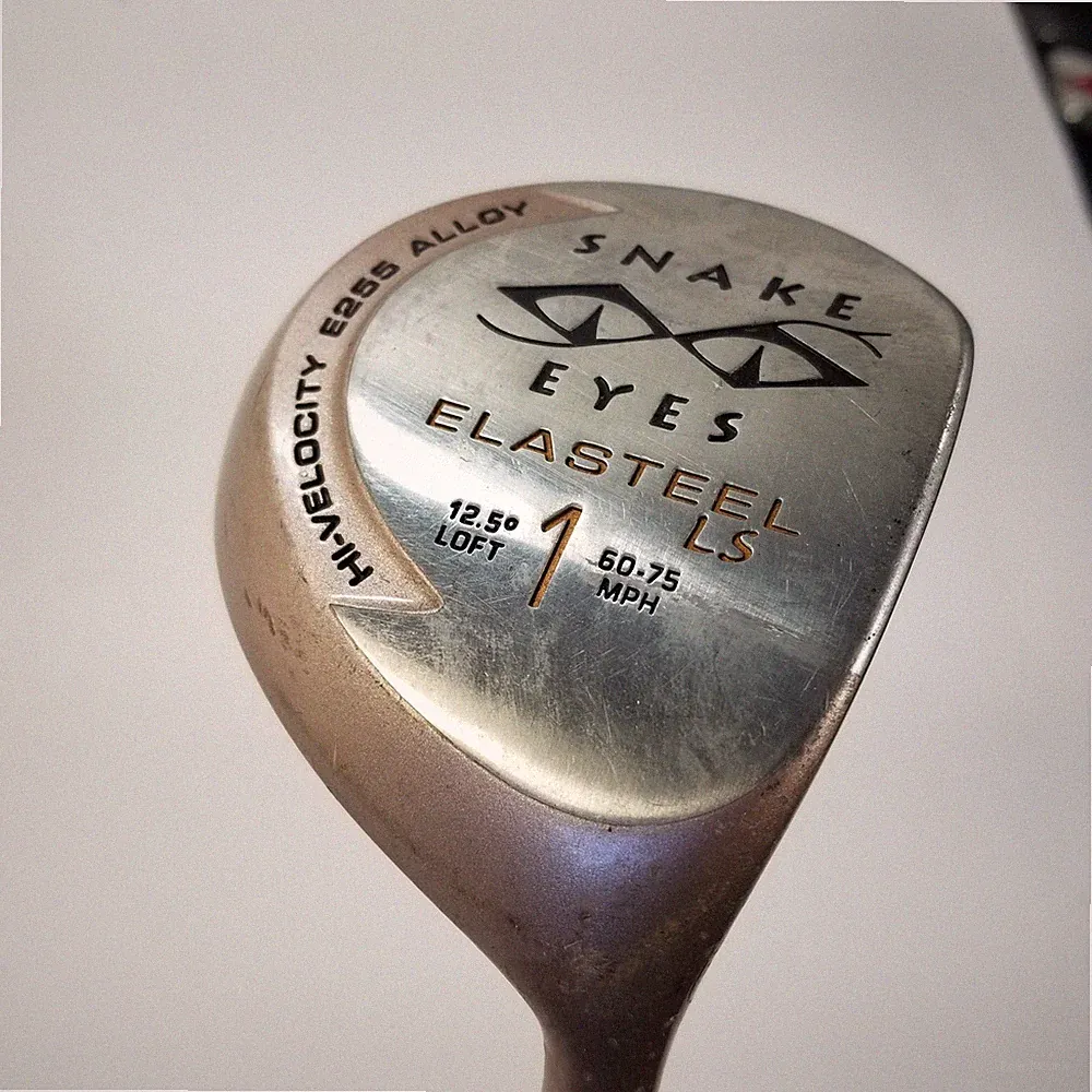 Snake Eyes Elasteel 12.5 Degree Loft 1 Driver 60-75 MPH 37.75" for kids 52-56" T