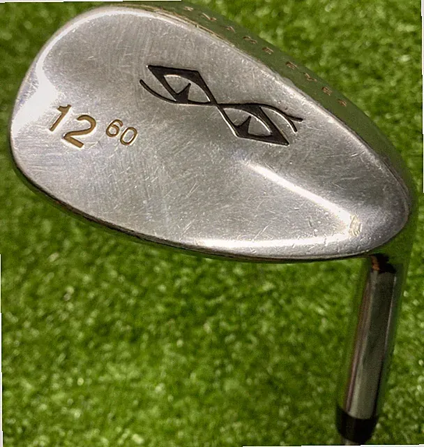 Snake Eyes Forged Lob Wedge 60*12*/ RH/ Stiff Steel 36.25"/ New Grip/ xx8347
