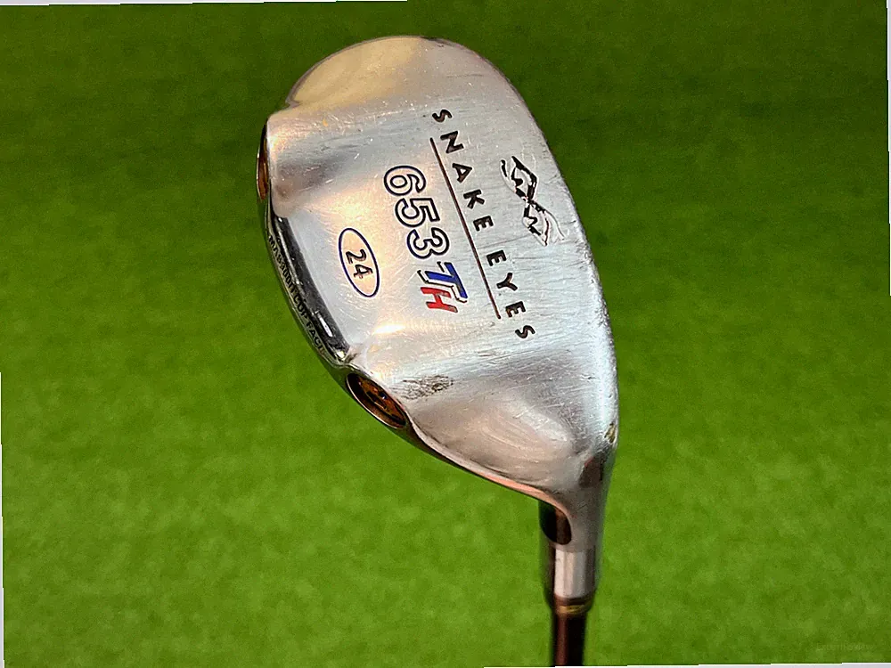 Snake Eyes Golf 653 TH (4) HYBRID 24* Right Handed Graphite AttackLite Regular