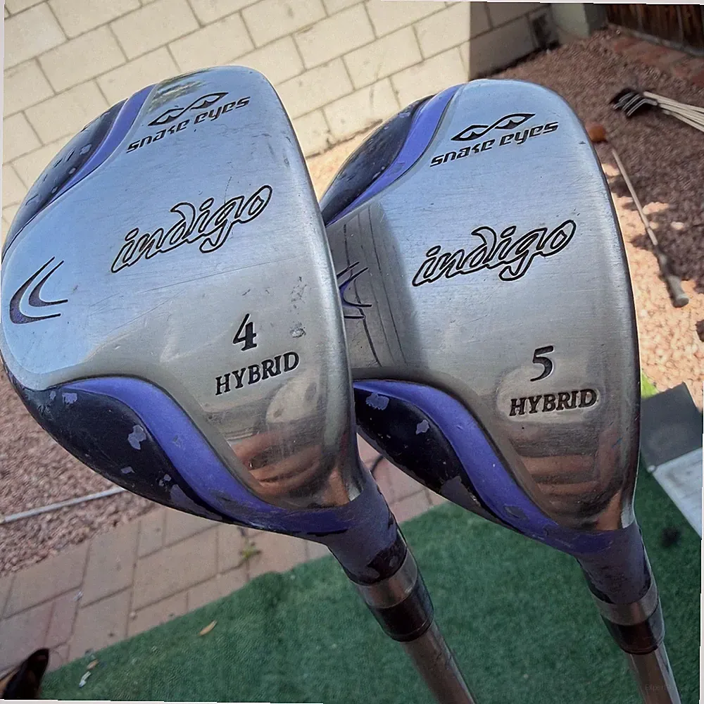 Snake Eyes Indigo Hybrid Golf Club Set 4H 5H Graphite L Flex Ladies