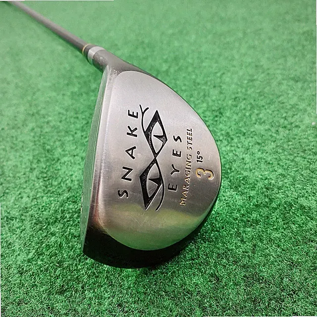 Snake Eyes Maraging Steel 3 Wood Driver 15* Graphite Shaft Stiff Flex 45.5" RH
