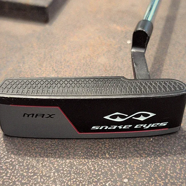Snake Eyes MAX Mallet Putter Club Putter Steel Shaft Black 1 Club