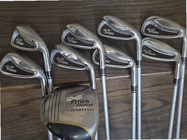 Snake Eyes Python Iron Set 4-9,P,S DRIVER Competitive Series Flex. Graphite