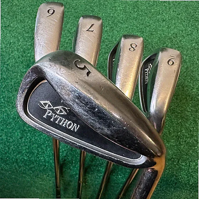 Snake Eyes Python Iron Set 5-9 (5 Clubs) RH Dynamic Gold Lite S300 Stiff Flex