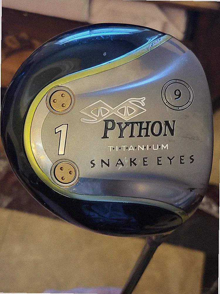 Snake Eyes Python Titanium 9° Driver Aldila NV 65-S Stiff Graphite RH