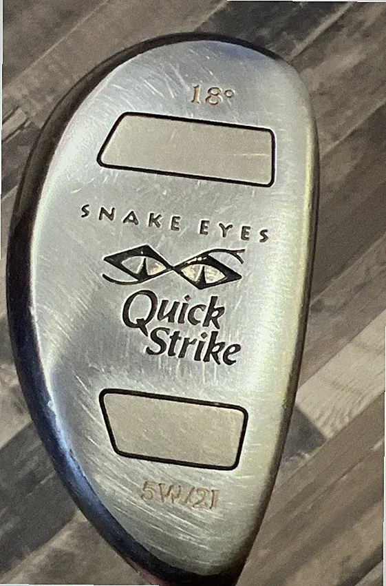 Snake Eyes Quick Strike 18* Hybrid 5W/2I Golf Regular Flex Graphite Shaft RH