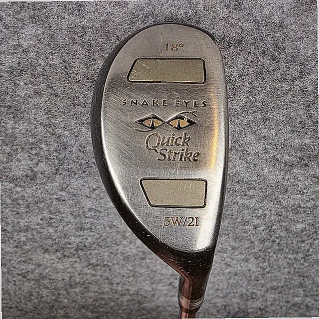 Snake Eyes Quick Strike 5W/2I Driving Iron 18° Golf Hybrid Club R-Flex 43" RH