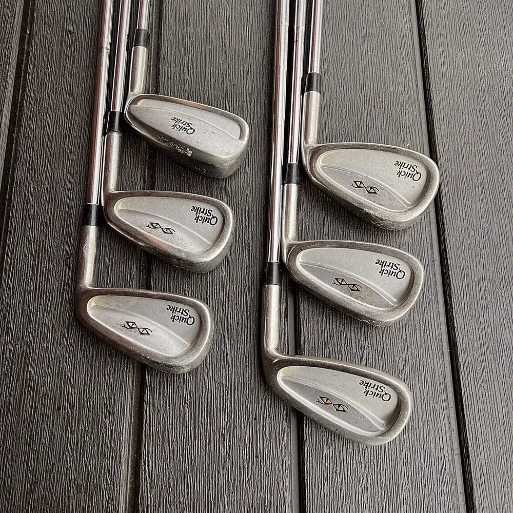 SNAKE EYES QUICK STRIKE Golf Club Set 5-9+PW Steel Shaft Stiff Flex NEW GRIPS RH