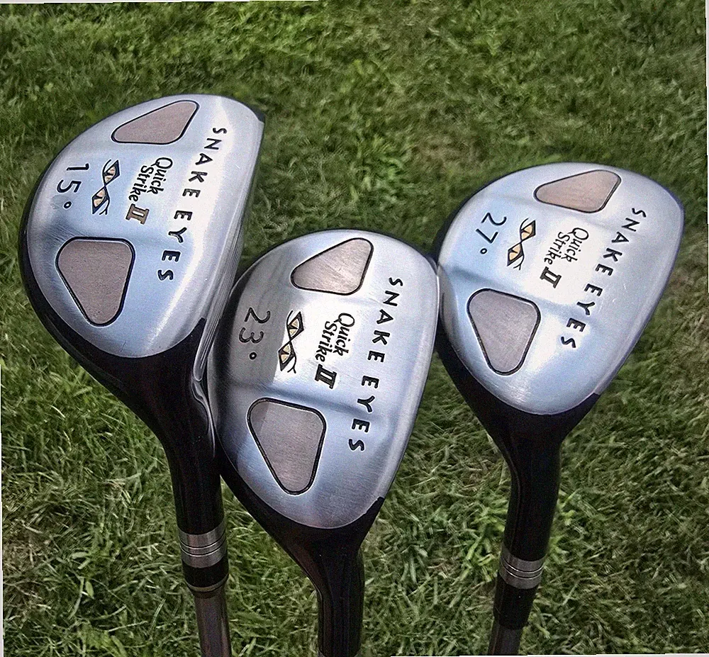 Snake Eyes Quick Strike II 15 23 27 Degree Hybrid Graphite Set Regular Flex