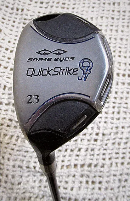 Snake Eyes QUICK STRIKE Q4U 23*Deg Hybrid LEFT-HAND ~ Senior Flex Graphite Shaft