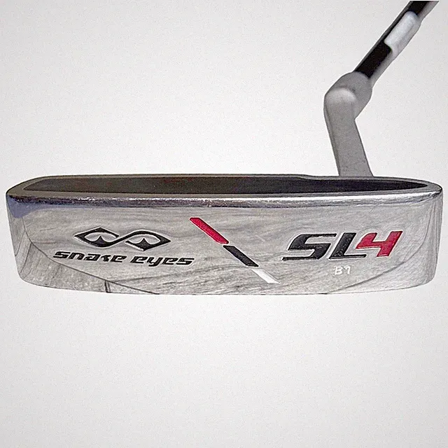 Snake Eyes SL4 B1 Blade Putter Right Handed 33 Inch Silver Black Mens Golf Club