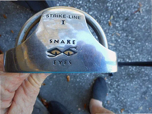 snake eyes strike line putter