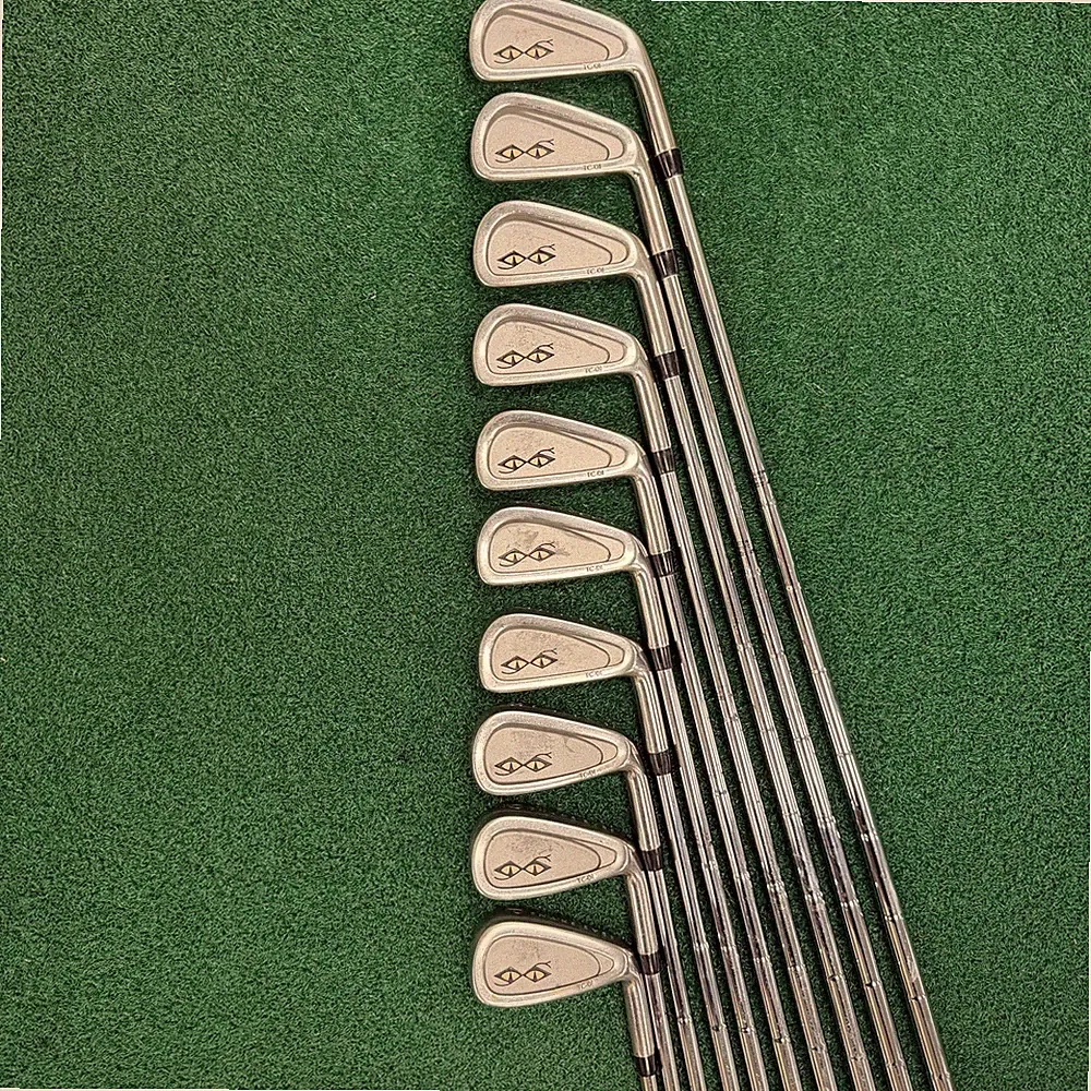 Snake Eyes TC-01 Iron Set 2-PW Men's Right Hand Stiff Flex Steel Shafts CLEAN!