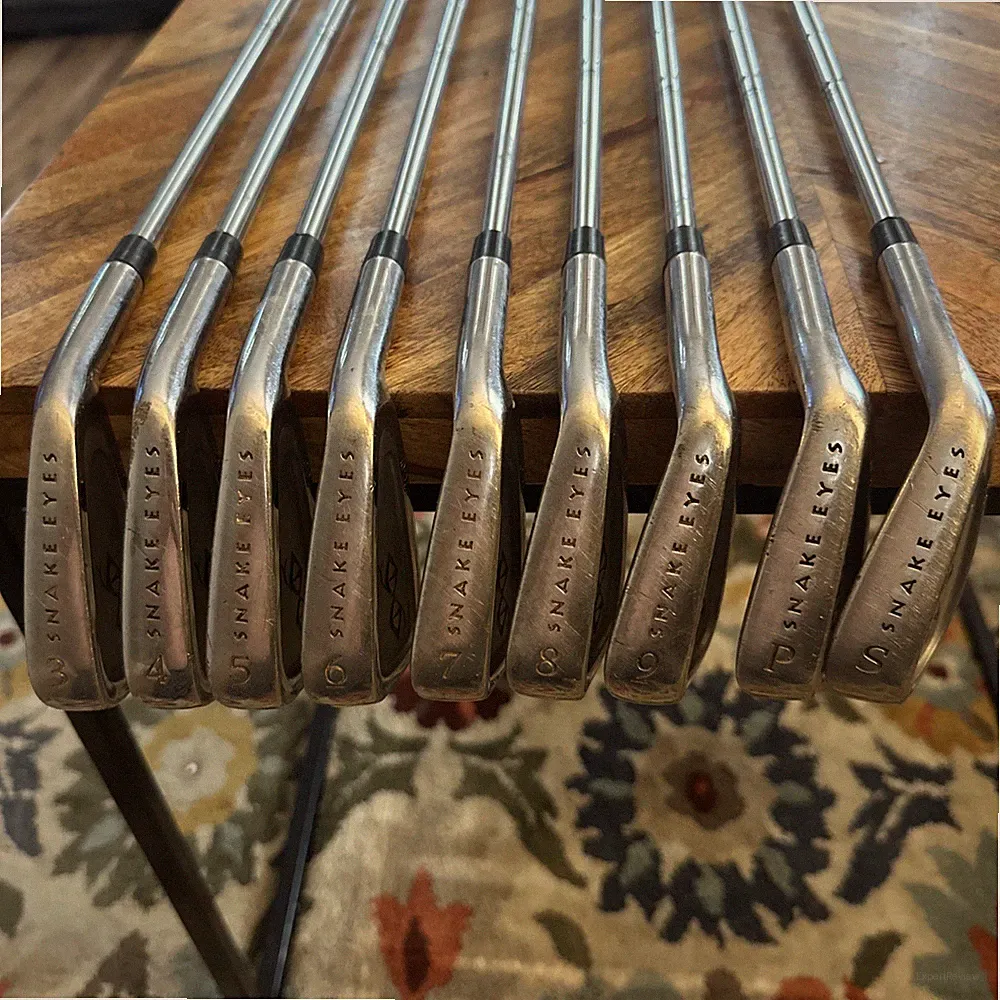 Snake Eyes TC-01 Irons Set 3-SW Complete Stiff Steel Shaft