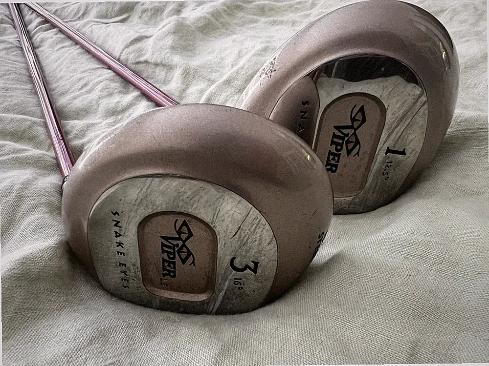 Snake Eyes Viper 1 & 3 Woods RIGHT-HAND Ladies Flex Graphite Shafts golf clubs