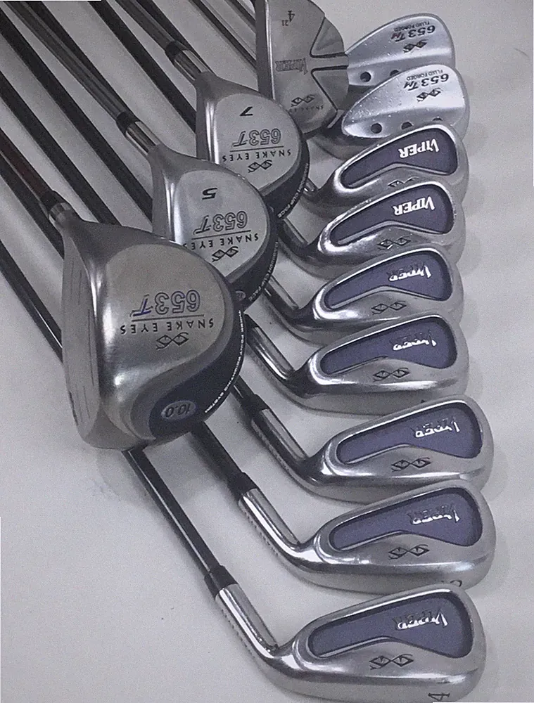 Snake Eyes Viper Golf Club Set RH 4-PW SW Driver 3 Fairway Woods 13 Clubs Aldila