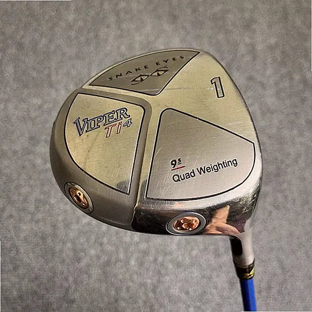 Snake Eyes Viper Ti4 9.5° Driver RH Grafalloy Blue Reg - Regrip Needed