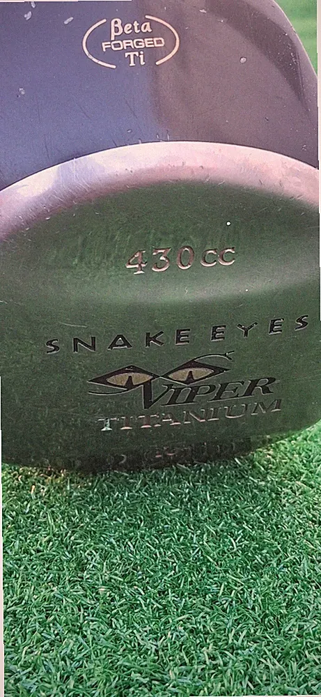 Snake Eyes Viper Titanium Driver 10° w/Proforce Gold 65 A-Flex Graphite Shaft
