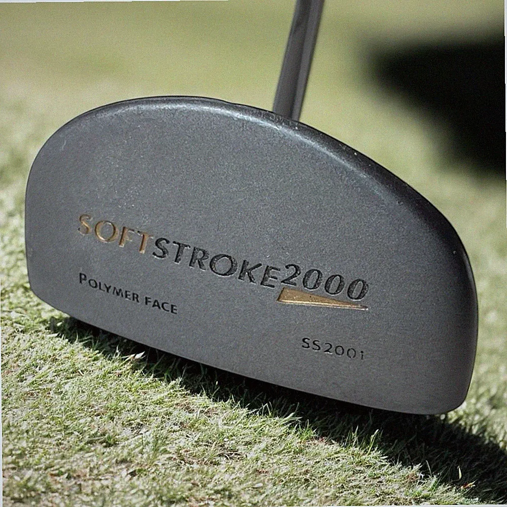 SOFT STROKE Mallet Putter 2000 Polymer Face Steel Golf Club Right Need Grip ~33"