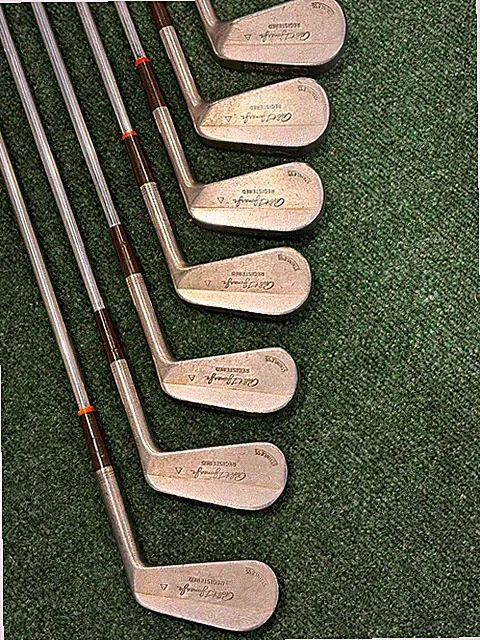 Spalding Robert T. Jones Jr. Iron Set 2-9 RH Regular Steel Stainless Heads