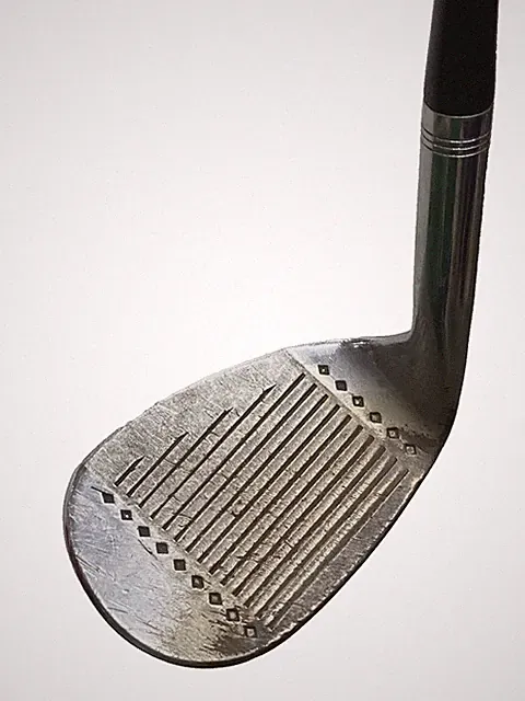 Spalding Robt T Jones Jr Kro-Flite Sand Wedge Stiff Steel 34.5" RH Leather Grip