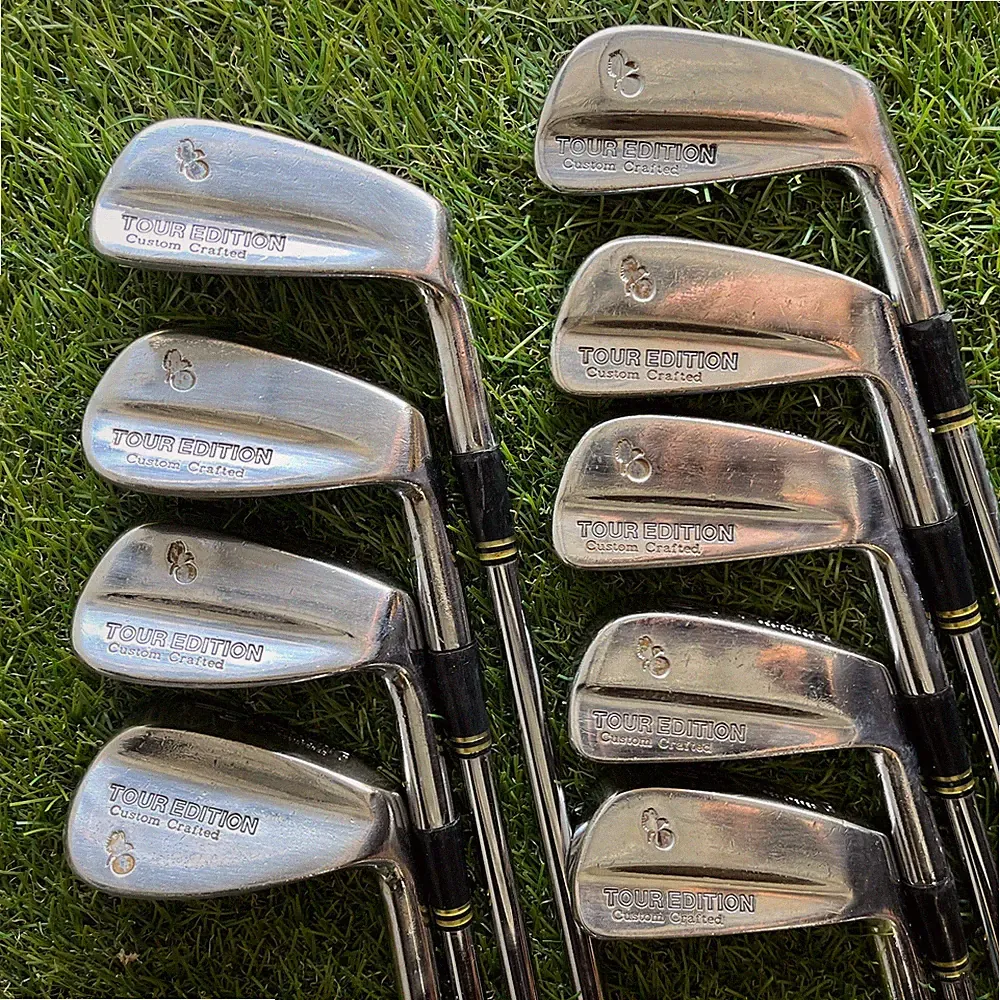 Spalding Tour Edition Iron Set 2-Pw Bird on Ball Forged Blades Steel Stiff Flex