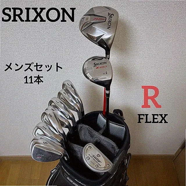 SRIXON Golf Club Set 11pcs Driver Fairway Wedge Putter Caddy Bag Excellent