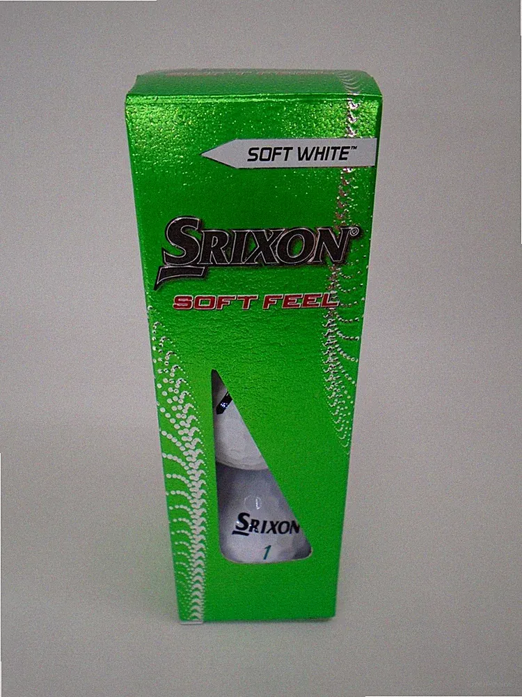 Srixon Soft Feel Golf Balls 1 Box 3 Balls New Long Distance Good For Beginners