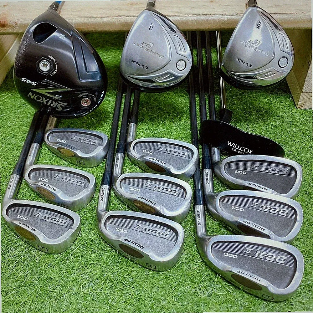 SRIXON Z545 DUNLOP DDH II LYNX Mens Golf Clubs Set Ready 13pc Combo EH7