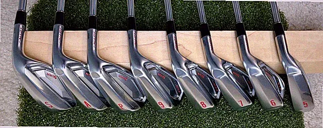 Srixon ZXIR HL Iron Set, 5-S (Eight irons), Ex. Condition, KBS Tour Lite Stiff