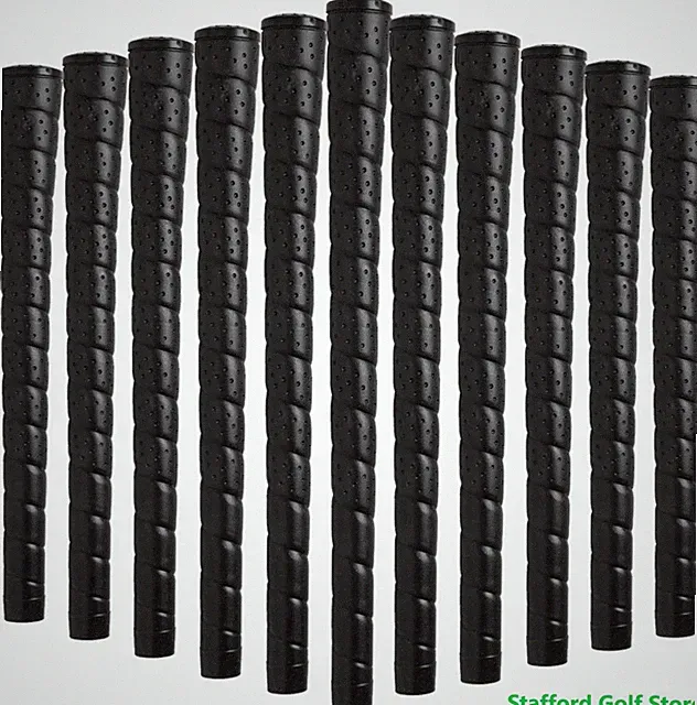 Star Grip Classic Perforated Wrap Golf Grips Bundle Set Standard Midsize Black