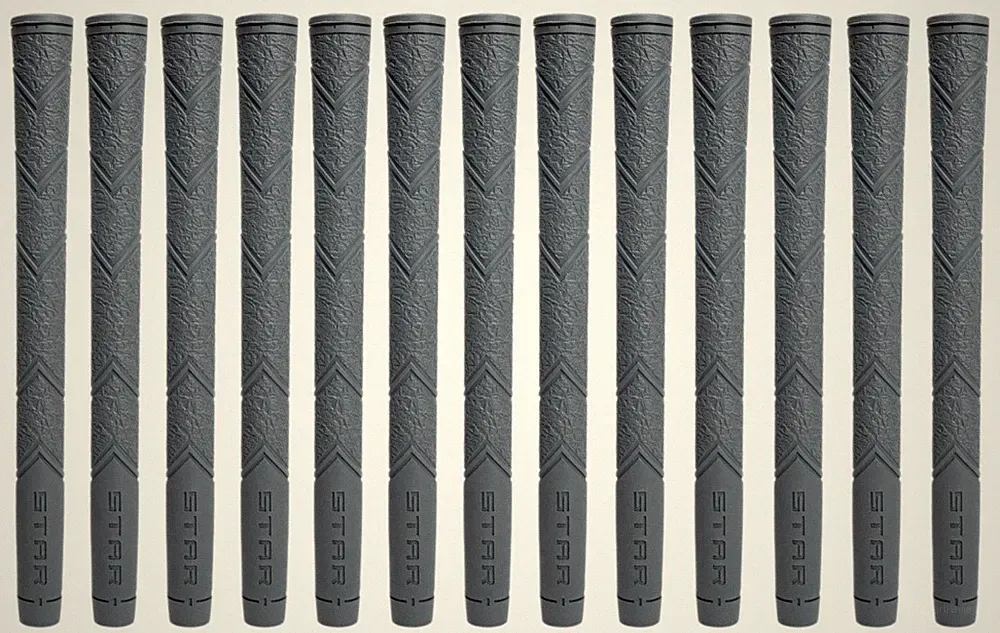 Star Grip STX Xtreme Golf Club Grips Set Reduced Taper GRAY - Choose Size/Pack